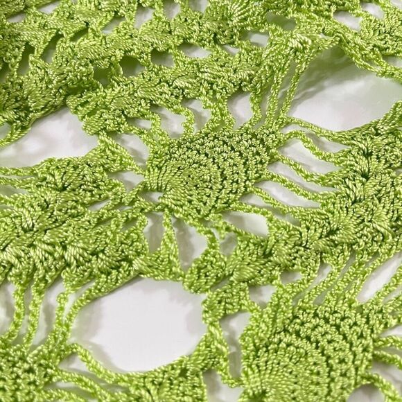 SER.O.YA Allison Crochet Cardigan in Lime - Picture 14 of 14